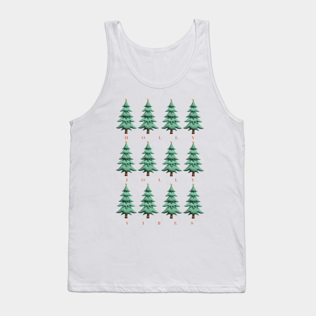 Christmas Holly Jolly Vibes Tank Top by vibold 